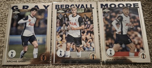 Archie Gray / Lucas Bergvall / Mikey Moore 2024 Topps Chrome
