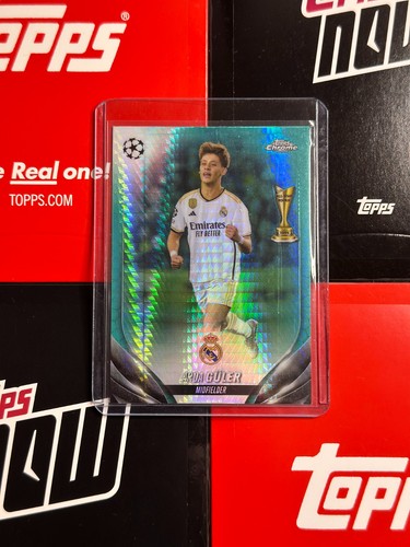 Arda Güler 2023 Topps Chrome Aqua