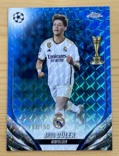 Arda Güler 2023 Topps Chrome Blue Geometrico /150