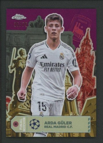 Arda Güler 2025 Topps Cromo UEFA Champions League 35/75