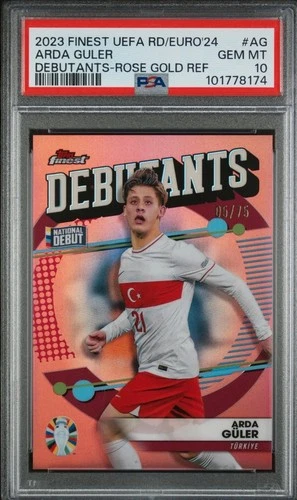 Arda Güler 2023 Topps Finest /75