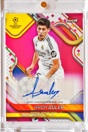 Arda Güler 2024 Topps Finest Pink /75