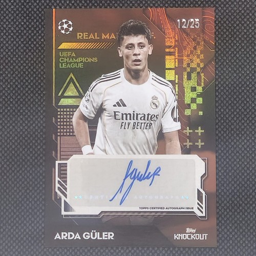 Arda Güler 2025 Topps Knockout /25