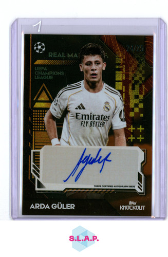 Arda Güler 2025 Topps Knockout