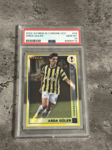 Arda Güler 2022 Panini Merlin Chrome