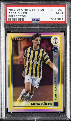 Arda Güler 2022 Topps Merlin Chrome Refractor