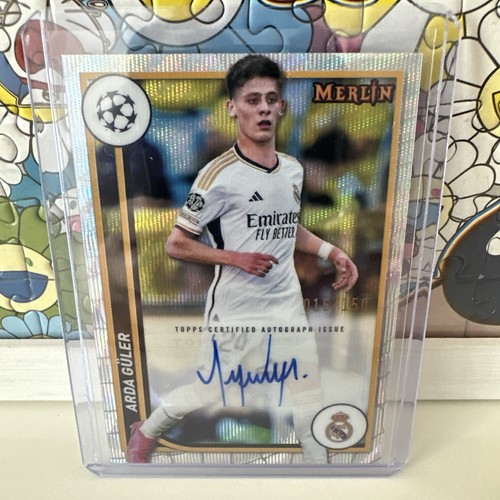Arda Güler 2023 Topps Merlin Chrome Wave /150