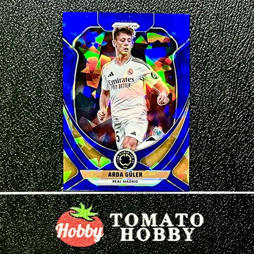 Arda Güler 2025 Panini Prizm Blue Cracked Ice Refractor /175