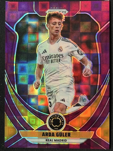 Arda Güler 2025 Panini Prizm Purple Pandora /49