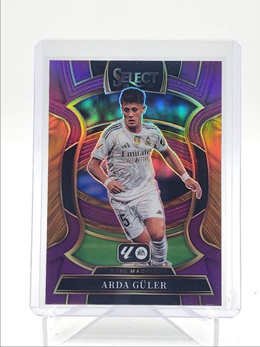Arda Güler 2025 Panini Select Purple Prizm /125
