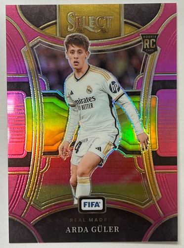 Arda Güler 2023 Panini Select Rosa Plata /75