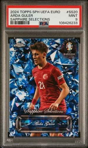 Arda Güler 2024 Topps Zafiro UEFA Euro Fútbol Zafiro #SS20