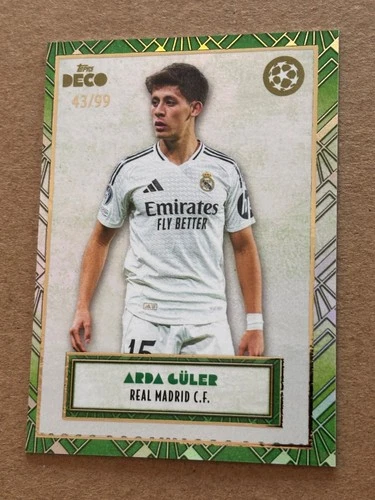 Arda Güller 2024 Topps Deco Verde /99