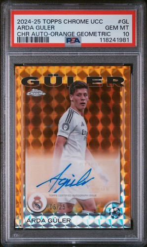 Arda Guler 2024 Topps Chrome /25