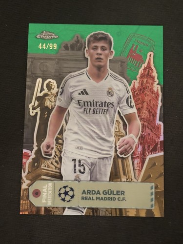 Arda Guler 2024 Topps Chrome Green /99