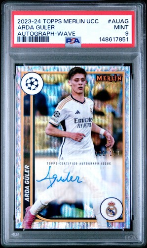 Arda Guler 2023 Topps Chrome Merlin Wave Refractor /150