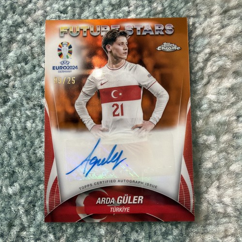 Arda Guler 2024 Topps Chrome Orange Refractor /25