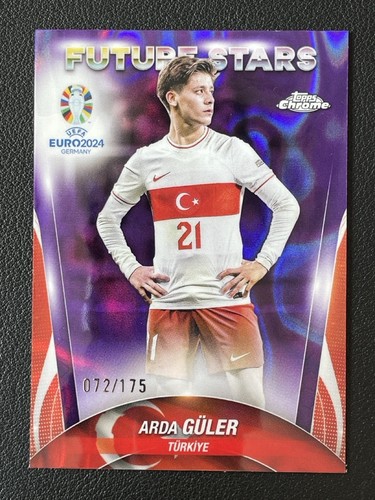 Arda Guler 2024 Topps Chrome Purple Lava /175