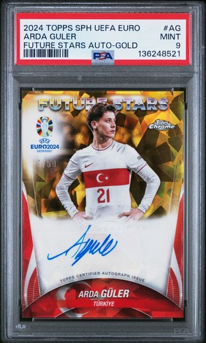 Arda Guler 2024 Topps Chrome Sapphire /50