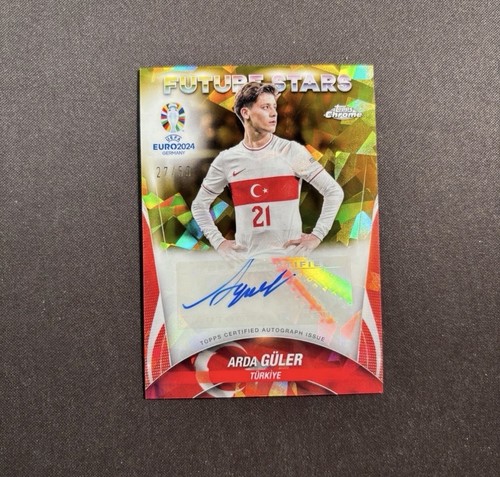 Arda Guler 2024 Topps Chrome Sapphire Gold /50