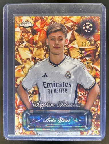 Arda Guler 2023 Topps Chrome Sapphire Gold Refractor /50