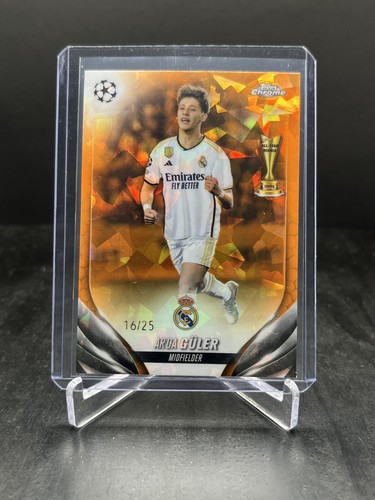 Arda Guler 2023 Topps Chrome Sapphire UEFA Orange /25