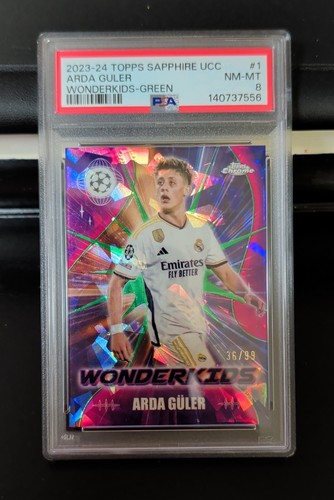Arda Guler 2023 Topps Cromo UEFA Club Competiciones Sapphire Edition /99