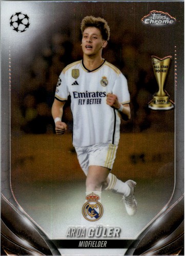 Arda Guler 2023 Topps Cromo UEFA Clubes Competiciones