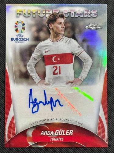 Arda Guler 2024 Topps Cromo UEFA Euro Refractor