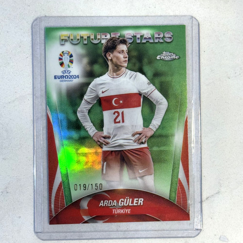 Arda Guler 2024 Topps Cromo UEFA Verde Refractor /150