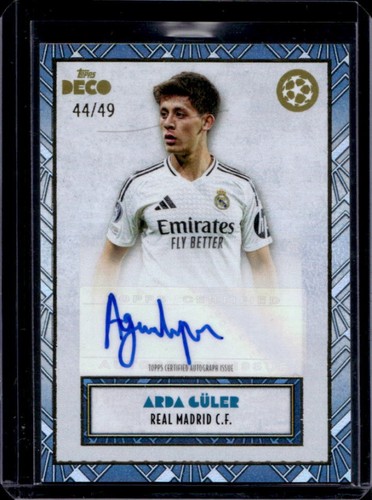 Arda Guler 2024 Topps Deco UEFA Blue /49