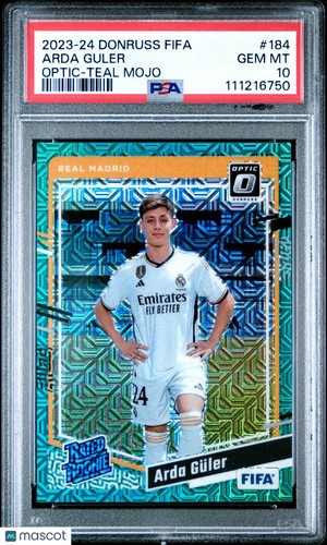 Arda Guler 2023 Panini Donruss FIFA Optic Teal Mojo