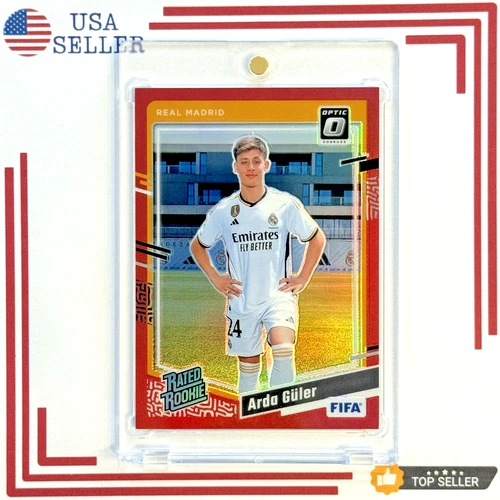 Arda Guler 2023 Panini Donruss Red Hologram Optical /299