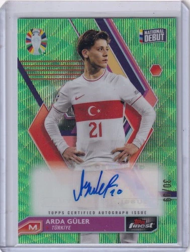 Arda Guler 2024 Topps Euro 2024 Green /99