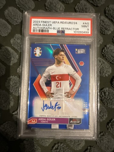 Arda Guler 2023 Panini Finest Blue /150
