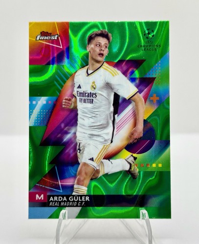 Arda Guler 2023 Topps Finest Green Wave /99