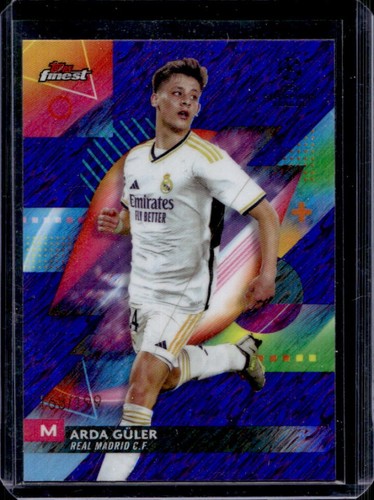 Arda Guler 2023 Topps Finest Purple Shimmer /199