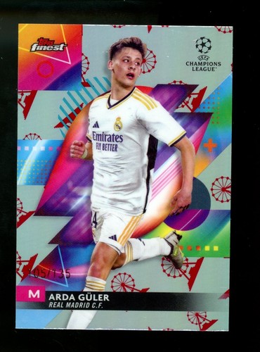 Arda Guler 2023 Topps Finest Refractor /135