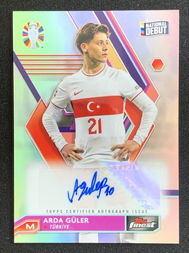 Arda Guler 2023 Topps Finest Refractor
