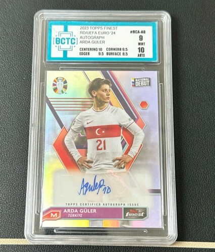 Arda Guler 2023 Topps Finest Refractor