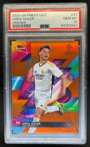 Arda Guler 2023 Panini Finest UEFA Orange /25