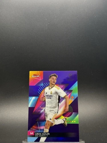 Arda Guler 2024 Topps Finest Viola Rifrattore /299