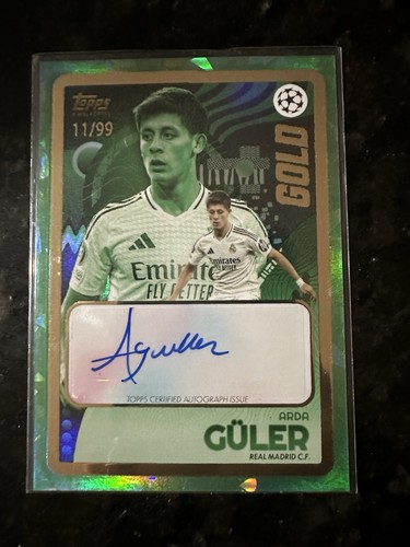 Arda Guler 2024 Topps Gold UEFA Soccer Gold /99