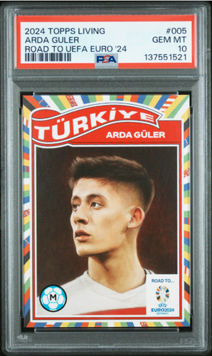 Arda Guler 2024 Topps Living Road to UEFA Euro 2024 005