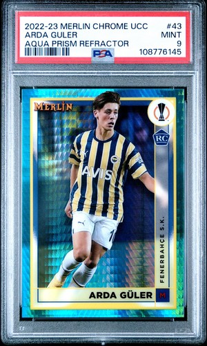 Arda Guler 2022 Topps Merlin Chrome #43