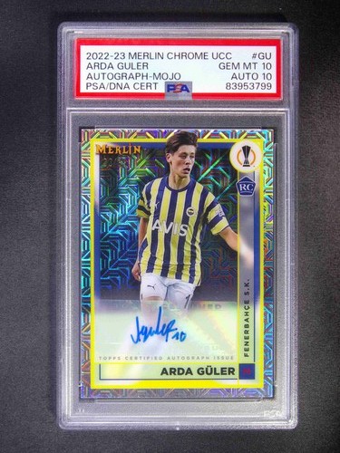 Arda Guler 2023 Topps Merlin Chrome /99