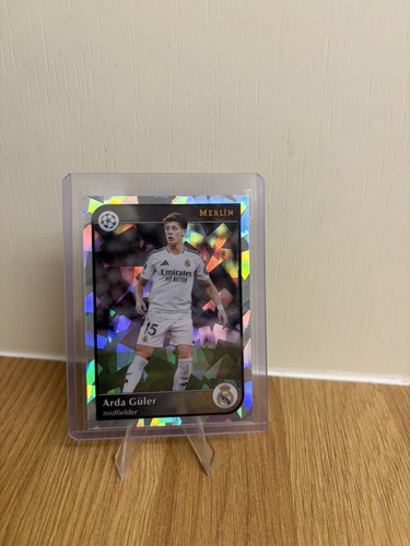 Arda Guler 2024 Topps Merlin Chrome Cracked Ice Refractor