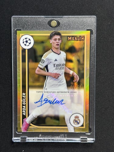 Arda Guler 2023 Topps Merlin Chrome Gold /50