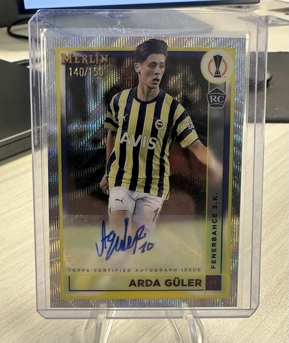 Arda Guler 2022 Topps Merlin Chrome Refractor /150