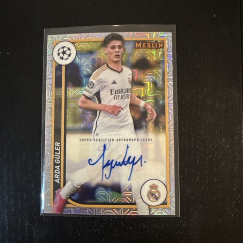 Arda Guler 2024 Topps Merlin Chrome Refractor /99